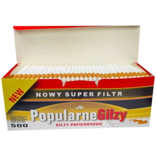 Гільзи для цигарок Popularne Gilzy 500 штук