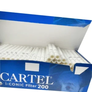 Гільзи для набивання сигарет із турбо фільтром CARTEL 200 штук